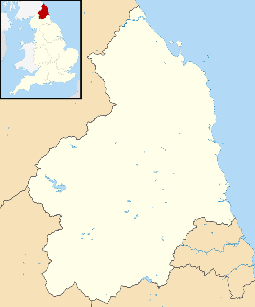 northumberland uk district map (blank).svg